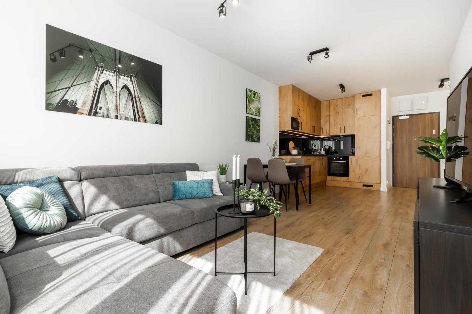 Apartament Near Sky Tower Free Parking For 2 Cars Wrocław Exteriör bild